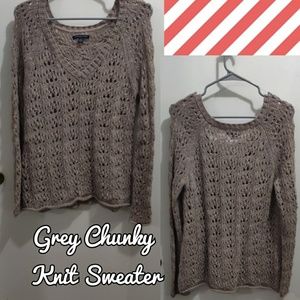 Lightweight Open-Knit Sweater